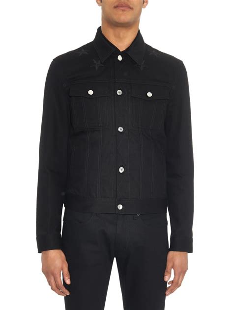 black givenchy jean jacket men.